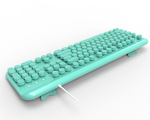 Werkseitige Computer tastatur Kabel gebundene Plug-Play-USB-Tastatur mit großem Nummern block - Product Image 3
