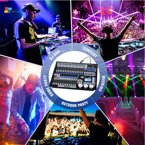 Контроллер DMX 1024 DMX консоль сценического освещения Dmx512 Dj консоль освещения с полетным корпусом для концертного оборудования - Product Image 3