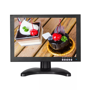Panel IPS Monitor de PC de tamaño pequeño Monitor CCTV de 10,1 pulgadas Lcd Industrial Marco abierto Monitor de pantalla táctil Entrada VGA USB - Product Image 1