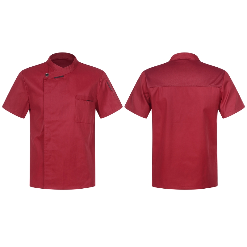 Burgundy Short Sleeve