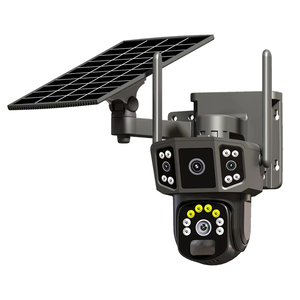 V380 Pro PTZ 4G Solar <strong>Security</strong> Camera <strong>System</strong> Wireless Outdoor <strong>Motion</strong> <strong>Detection</strong> 360 Degree Rotation H.265 Wifi Wireless Camera - Product Image 1