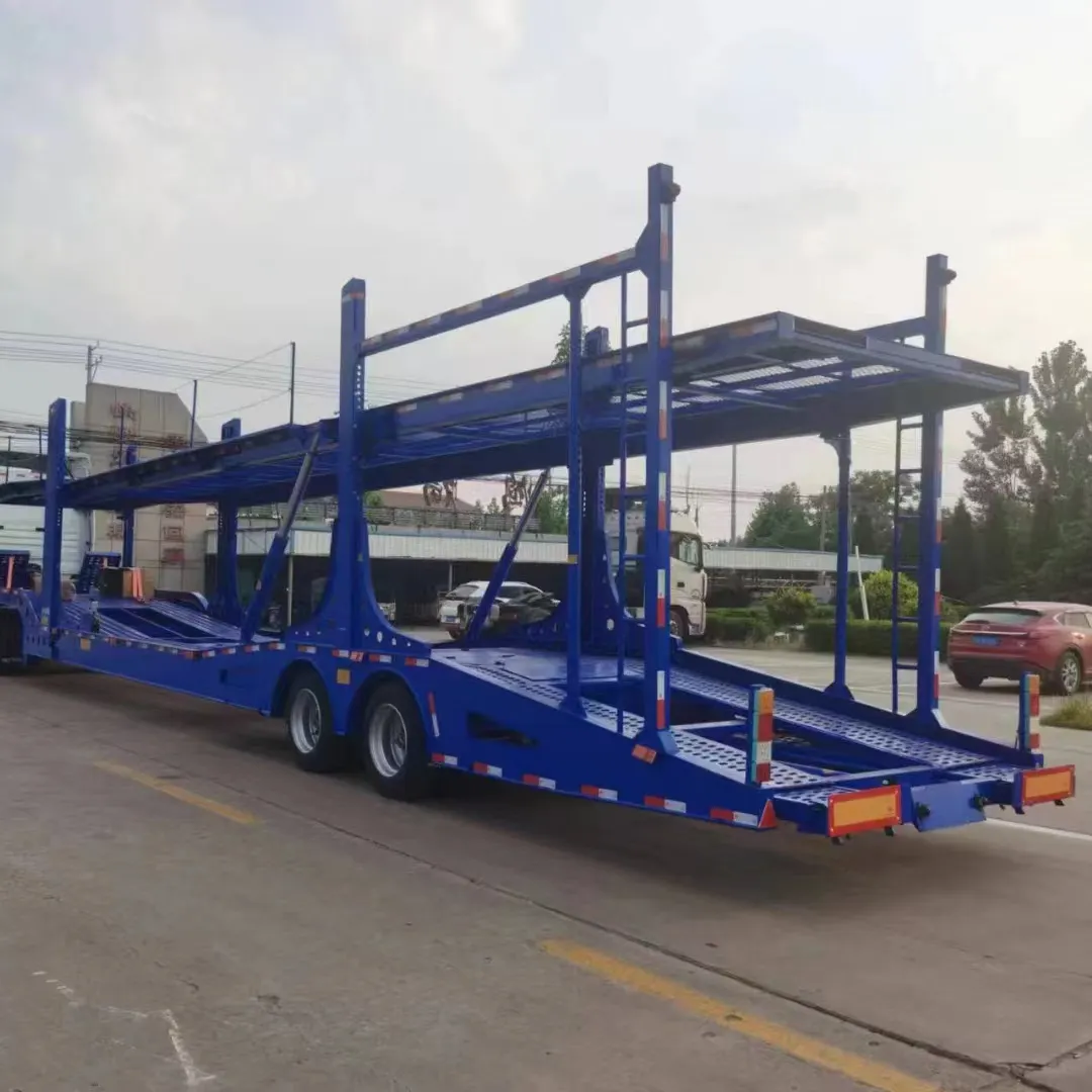 Semirimorchio autotrasportatore per trasporto auto camion semirimorchio adatto per 6 auto