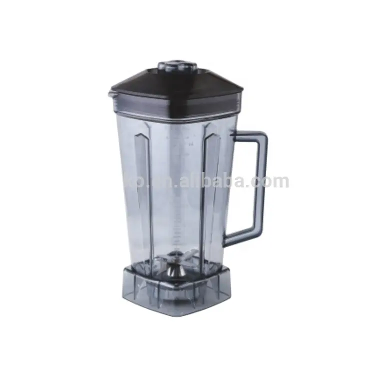 2L cozinha fruta vegetal milkshake de máquina do smoothie comercial espremedor espiral cinza de plástico de cor azul de reposição liquidificador jar