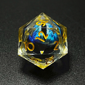 D & d hediyeler için sıvı çekirdek ejderha göz dnd zar seti dnd giftsgifts d ve d zar seti için sıvı çekirdek noel dnd zar seti - Product Image 2