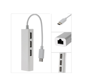 Hub usb 3 in 1 di tipo c per laptop USB3.1 di buona qualità compatibile con hub adattatore scheda di rete USB3.1/ 2.0/1.2/1.0 ethernet - Product Image 5