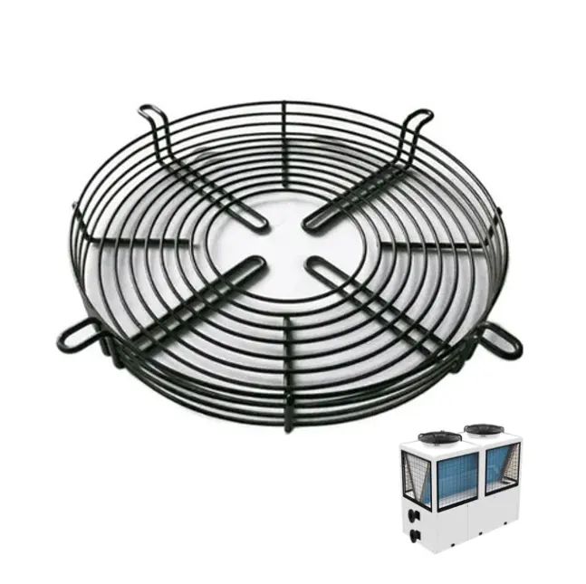 Hot selling wire steel fan guard white round fan guard grill