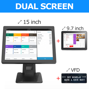 15&quot; Ordering Machine <strong>Desktop</strong> <strong>Computer</strong> Single Double Retail Pos Touch Screen <strong>Monitor</strong> All in One Pos System with windows Android - Product Image 3