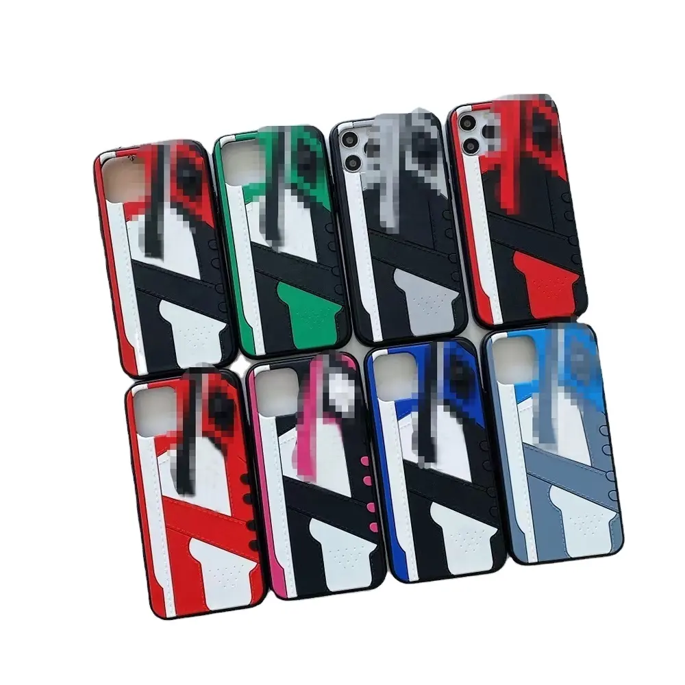 3D Air Dunk Jor dan Silicone gomma Sneaker Cover del telefono per iPhone 15 pro max 13 12 11