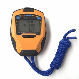 Wasserdichte 100 Runden Speicher profession elle Sport <span class=keywords><strong>Timer</strong></span> Stoppuhr