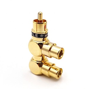 厂家直销AV音频RCA 1.23一公双母适配器连接器 - Product Image 2