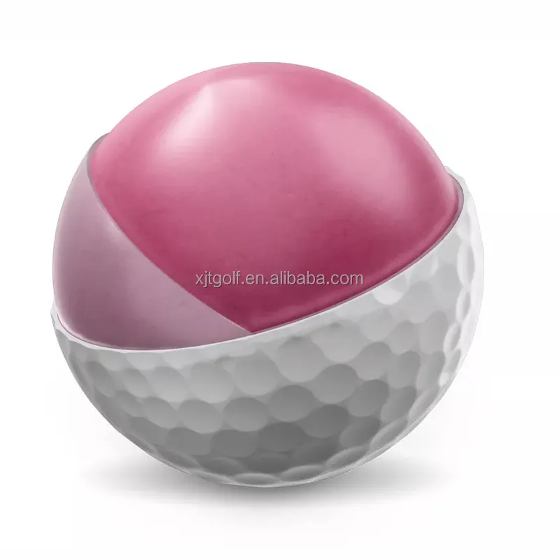 Bolas de golfe do oem 3 camadas de marca personalizada