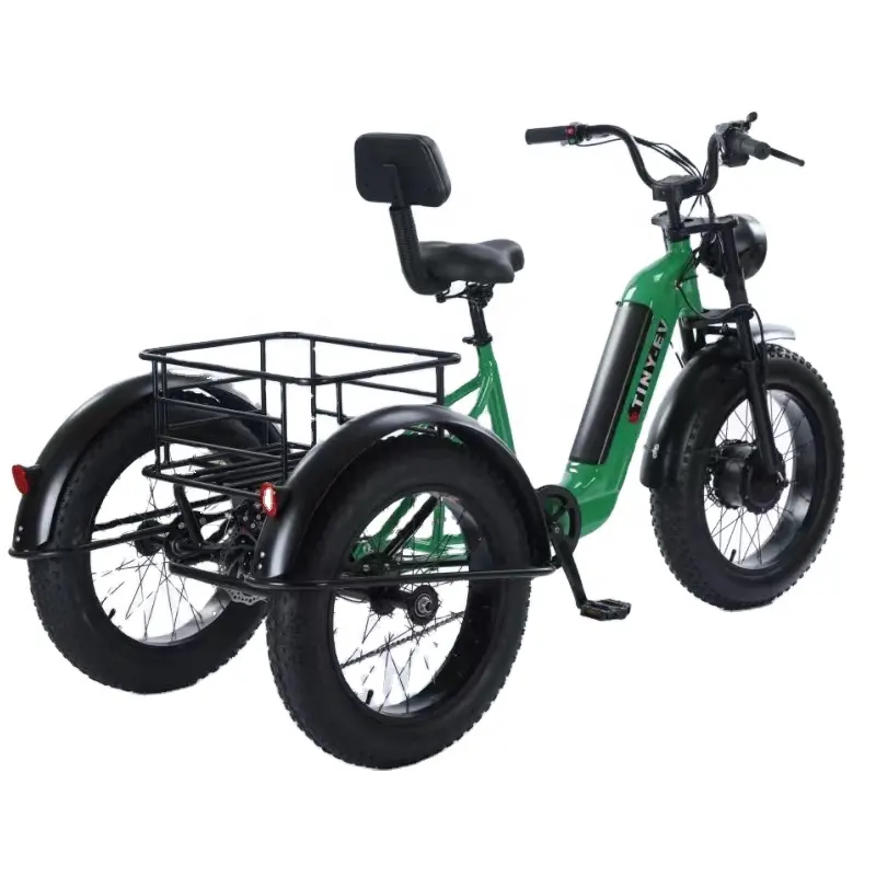 2023 nuevo Scooter Eléctrico de movilidad 600W triciclo eléctrico Triciclo de carga para adultos triciclo electrico