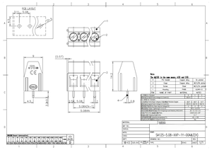 プロフェッショナルメーカー高性能端子台2-24極PA66 V-0端子台PCB - Product Image 6