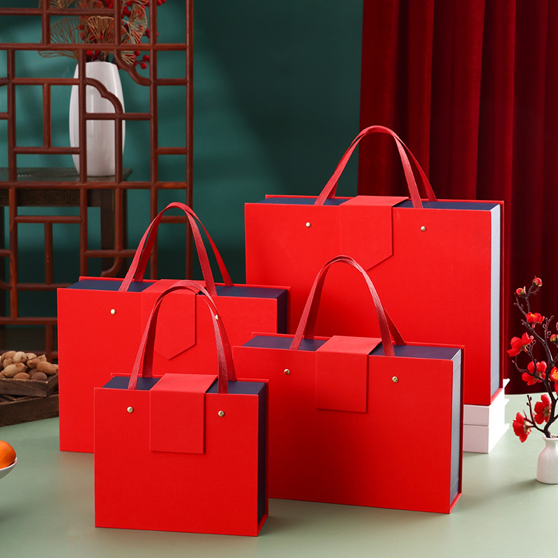 Sac à main rouge chinois