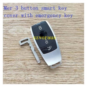 High Quality Mer-cedes Benz 3 Button Smart <strong>Key</strong> Cover with Emergency <strong>Key</strong>