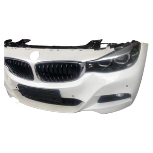 Spor kullanılan ön tampon meclisi ile BMW 3 serisi GT F34 için radyatör farlar otomatik vücut plastik Bodykit sis işık cut-çıkışları - Product Image 4