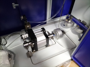 Banco de prueba hidráulica controlado por PLC de alta presión para prueba de fugas de ráfaga hidrostática - Product Image 6