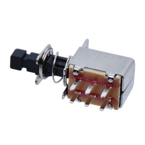 PS22F28 Self Locking <strong>Switch</strong> 6 Pin Straight Key Push Button On/Off Non Locking Power Toggle <strong>Switch</strong> - Product Image 5
