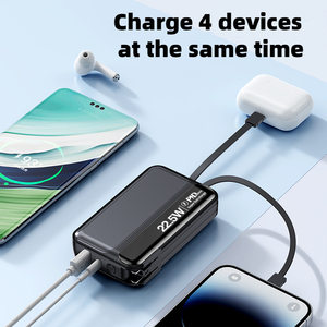 3in1 AC plug 20000mah fonte de alimentação de grande capacidade LED <span class=keywords><strong>display</strong></span> <span class=keywords><strong>digital</strong></span> PD 22.5W banco de carregamento do telefone móvel