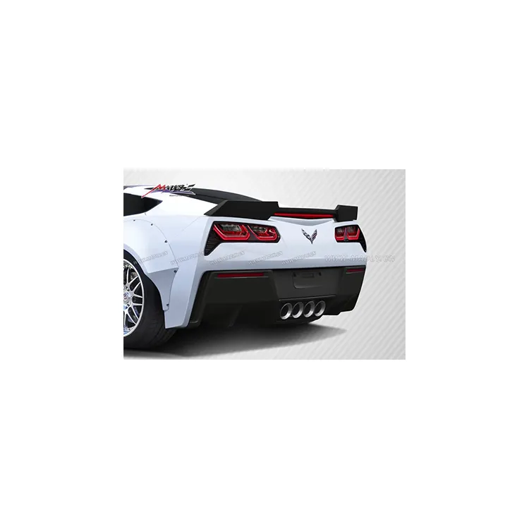 Mükemmel Kalite Karbon Fiber C7 Arka Dudak Için Chevrolet Corvette C7 Arka Difüzör Corvette C7 GT Konsept Stili 2014 -2016 Yıl