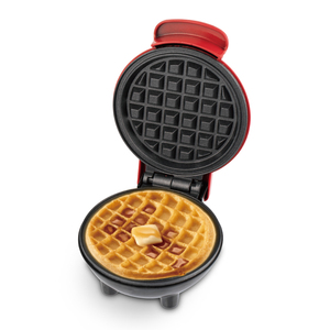 RAF 500W Easy Clean Convenience Mini Waffle <strong>Maker</strong> Breakfast <strong>Round</strong> <strong>Cake</strong> Waffle Sandwich Breakfast <strong>Maker</strong> - Product Image 1