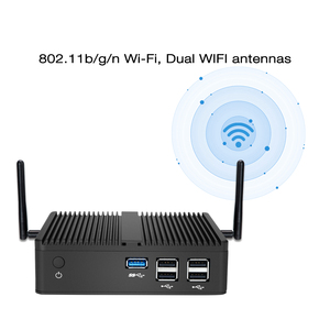 HLY Mini <strong>Desktop</strong> Pc <strong>Computer</strong> In-tel Ce-leron J1900 <strong>Quad</strong> <strong>Core</strong> <strong>Computer</strong> 8G Ram 120G SSD WIFI Fanless Home Theater PC - Product Image 6