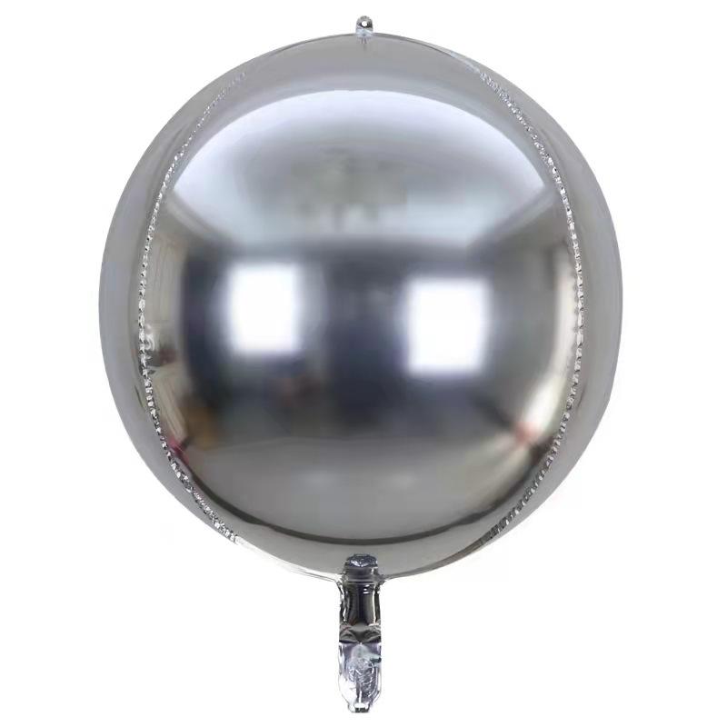 Boule 4d de 10 pouces en argent