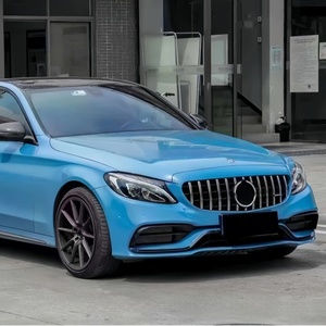 Adatto per la conversione di Mercedes 15-21 classe C W205 in AMG C63 barra anteriore GT griglia gonna laterale posteriore barra posteriore labbro - Product Image 3