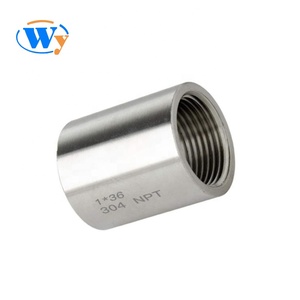 Hệ thống đường ống 3000 # Thép không gỉ NPT Phụ kiện cho đường ống dẫn dầu khí ren đầy đủ khớp nối ổ cắm hàn kết nối - Product Image 5