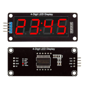 TM1637 0.56 "LED Display digitale tubo decimale 7 segmento 4 cifre orologio doppio Display a punti Driver seriale modulo - Product Image 3