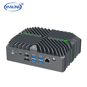 High-End Ultra 14. AI Edge Computer Industrie computer Lüfter loses Gehäuse 8LAN Multi core Computer Firewall Mini Server - Product Image 5