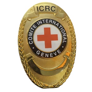 Bán sỉ tùy chỉnh chaplain kim loại huy hiệu kim loại vệ sĩ Guard văn phòng thăng hoa Phù Hiệu - Product Image 4