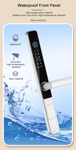 Su geçirmez IP65 akıllı Tuya Wifi Cerradura akıllı alüminyum kilit parmak izi kodu anahtarsız akıllı kapı kilidi sürgülü kapı için - Product Image 6