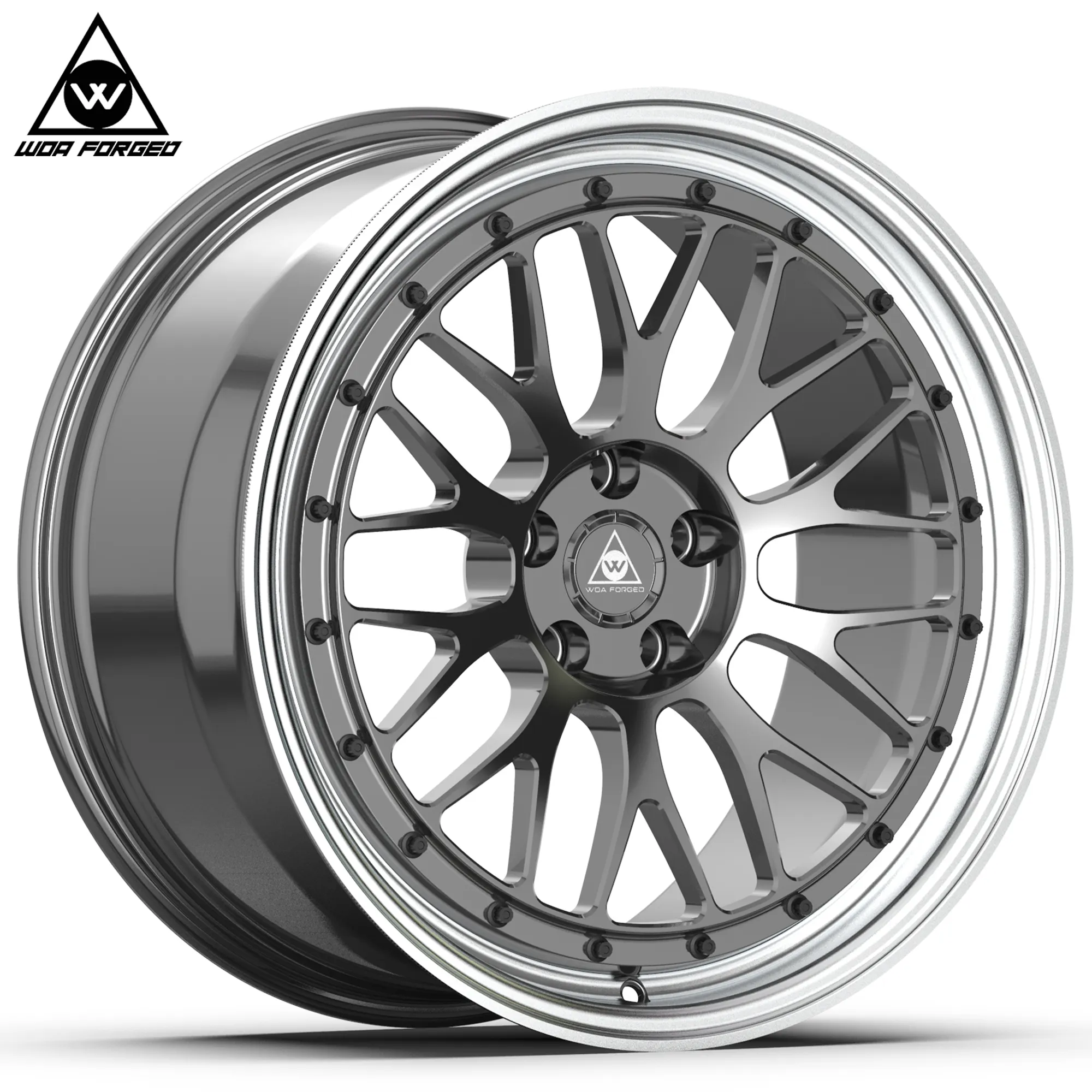 WOAFORGED Roda de alumínio forjada para carros leves LM 5x120 5x112 5x114.3 5x130 personalizada para Benz Audi Bmw BBS