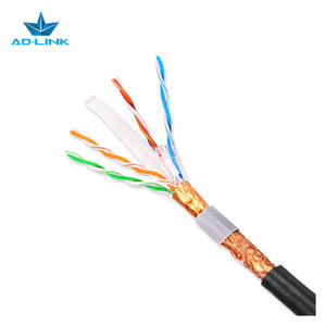 Per esterno PVC 4P doppino intrecciato sistema di telecomunicazione Cat6 SFTP LAN cavo 100m cablaggio di comunicazione - Product Image 2