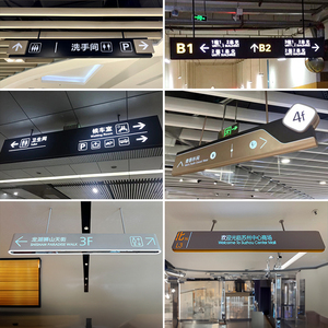 Customized Airport Direction Sign Led Wayfinding Sign Aluminum Signage - Product Image 6