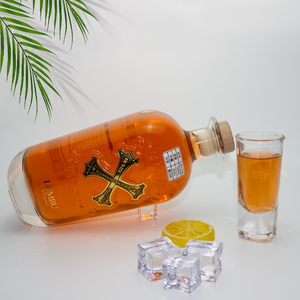 Chai Rượu Whisky Rượu Vodka Rượu Rum Tequila Rượu Mạnh Tùy Chỉnh Cao Cấp Có Nút Bần Bằng Gỗ - Product Image 6