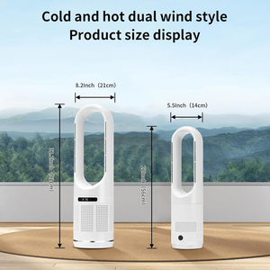 80&deg; Oscillating 8 Speeds 9H <strong>Timer</strong> 42 Inch Large Bladeless Fan HEPA Filter 2-in-1 Air Purifier Combo Quiet Tower Car Electric - Product Image 3
