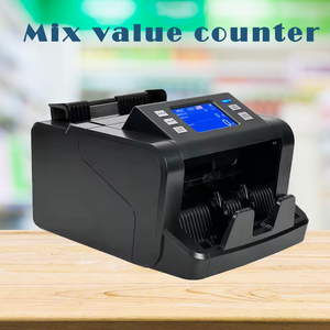 黑色P80 1 CIS彩色图像触摸屏钞票计数器机超值点钞机 - Product Image 4