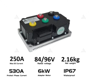快速销售6KW 96v电机控制器，最大250A直流电流反向功能可编程驱动96530 - Product Image 4