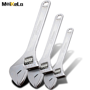 Meikela Carbon thép Cờ lê đóng dấu cờ lê có thể điều chỉnh cho hộ gia đình 6 "8" 10 "12" 15 "CỜ LÊ - Product Image 1