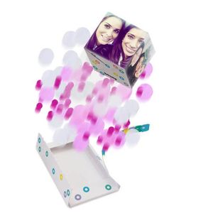 Patlayan sürpriz konfeti Pop doğum günü tebrik kartı kutu kabartmalı baskı 'hediye kağıt kart' ele - Product Image 2