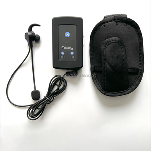 Árbitro Intercomunicador Radio Comunicador 1500m Árbitro de larga distancia Auriculares en el oído Sistema de intercomunicación Walkie Talkie Partido de fútbol - Product Image 1