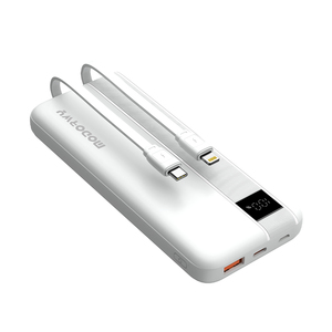 Hot <strong>Sell</strong> <strong>Equipped</strong> with Dual Wire High Capacity Mobile Power Banks 10000mAh Power Charger LED Digital Display with TYPE-C Cable - Product Image 5