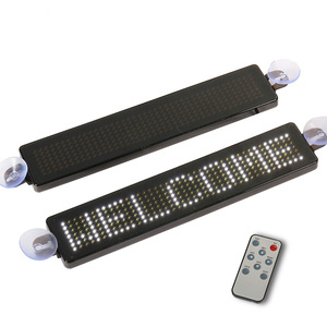 Z741 23*5CM LED-Zeichen Fernbedienung Sende buchstaben Steuerung Programmier bare LED-Anzeigetafel 12-V-LED-Autoschild - Product Image 1
