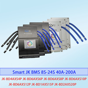JK Intelligent 100A 200&deg;C Temperature Sensor BMS for 4s 8s 12s 16s 24v 36v 48v 72v 100a <strong>Black</strong> Color <strong>PCB</strong> Material EU/US Stock - Product Image 2