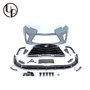 sienna <strong>Thunder</strong> NO.1 Style 2021 Year PP Material Front Bumper Front Lip with <strong>LED</strong> Lights of Body Kit for sienna <strong>Thunder</strong> Style - Product Image 2