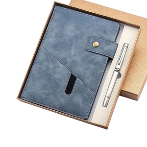 Cao cấp hộp quà tặng lớn Đại Học Cổ Điển Cai Trị Tạp Chí 100 GSM dày giấy A5 lót máy tính xách tay với gusseted Túi - Product Image 2