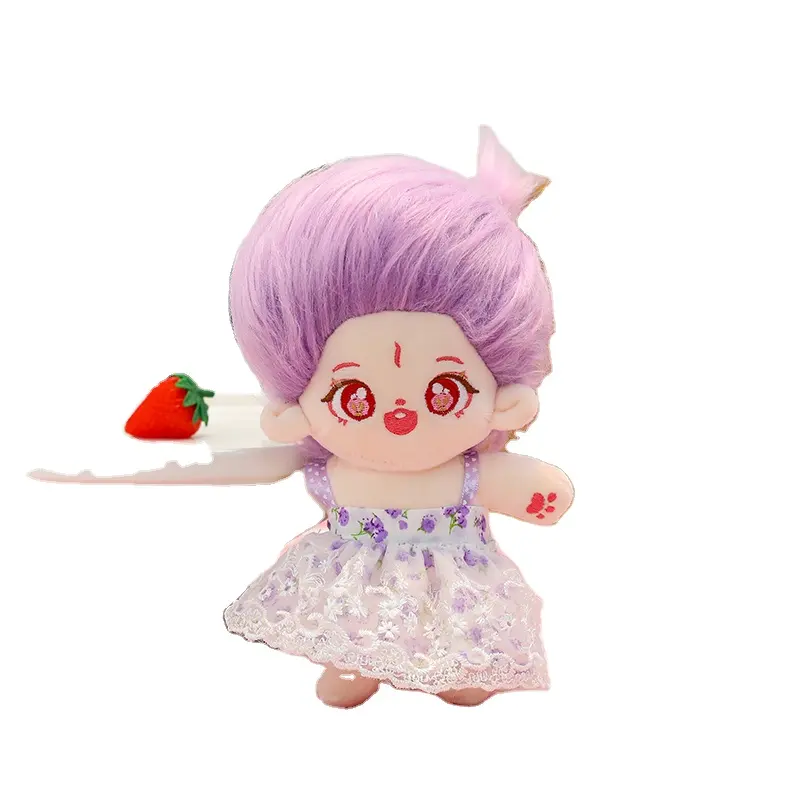 China Wholesalers Customized High Quality Korean 23cm Kpop Idol Dolls Custom Plushie Kawaii Character Stuffed Plush Doll