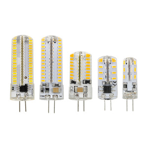 หลอดไฟ LED G4 220V 12V 24V 110V 220V ซิลิโคนขนาดเล็กทรงซังข้าวโพด SMD G4 G9ไฟ LED 1W 1.5W 2W 3W - Product Image 2